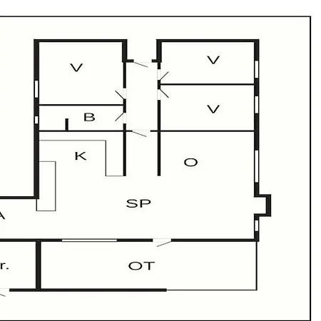 6 Person In Sjolund-by Traum 別荘 Binderup Strand